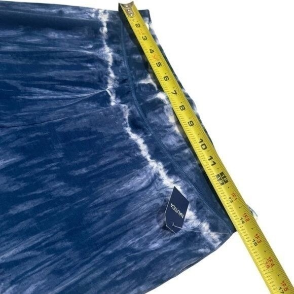 NEW Nautica Blue White Tie Dye Cozy Long Sleeve Jogger Pajama Set Holiday S - Picture 9 of 11